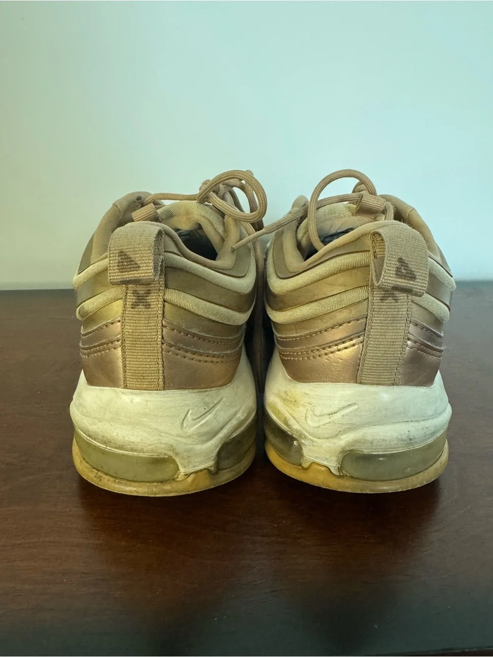 Nike Air Max 97 Ultra '17 Metallic Bronze Sneakers Women’s Size 9.5